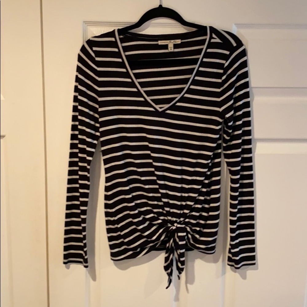 Express striped long sleeve